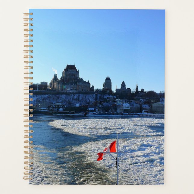 Saint Lawrence River & Old Quebec City, Quebec Planner (Front)
