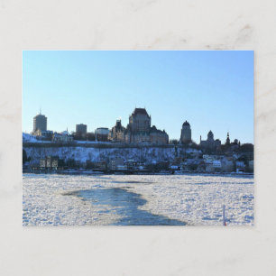 Saint Lawrence River & Old Quebec City, Quebec Postcard