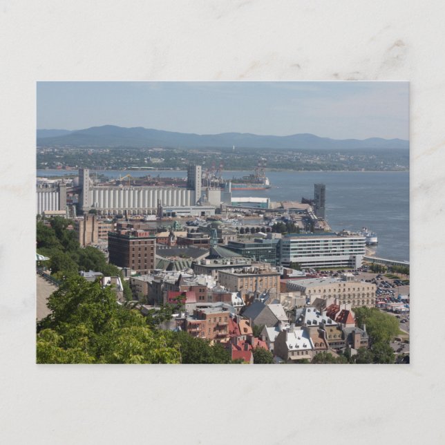 Saint Lawrence River, Quebec City Postcard (Front)