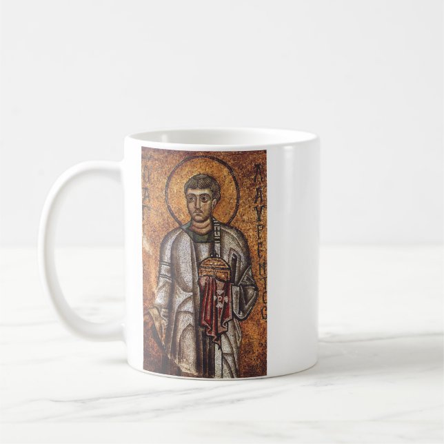 Saint Lawrence the Martyr Coffee Mug (Left)