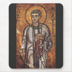 Saint Lawrence the Martyr Mouse Pad