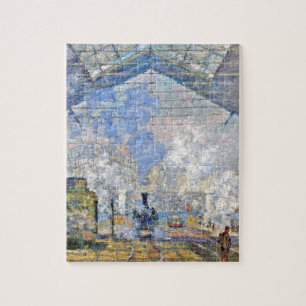 Saint-Lazare Station, Exterior View by Claude Mone Jigsaw Puzzle