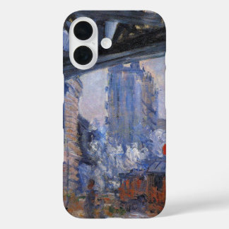 Saint Lazare Train Station by Claude Monet iPhone 16 Case