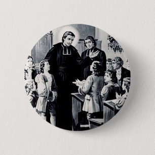 Saint Louis de Montfort French priest 2 Inch Round Button