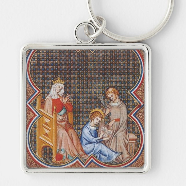 Saint Louis IX of France Keychain (Front)