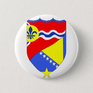Saint Louis Missouri & Brcko Bosnia button