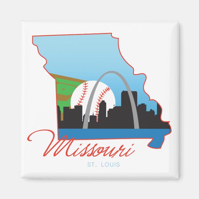 Saint Louis Missouri Magnet (Front)
