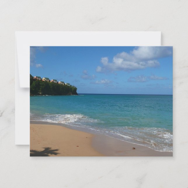 Saint Lucia Beach Tropical Vacation Landscape (Front)