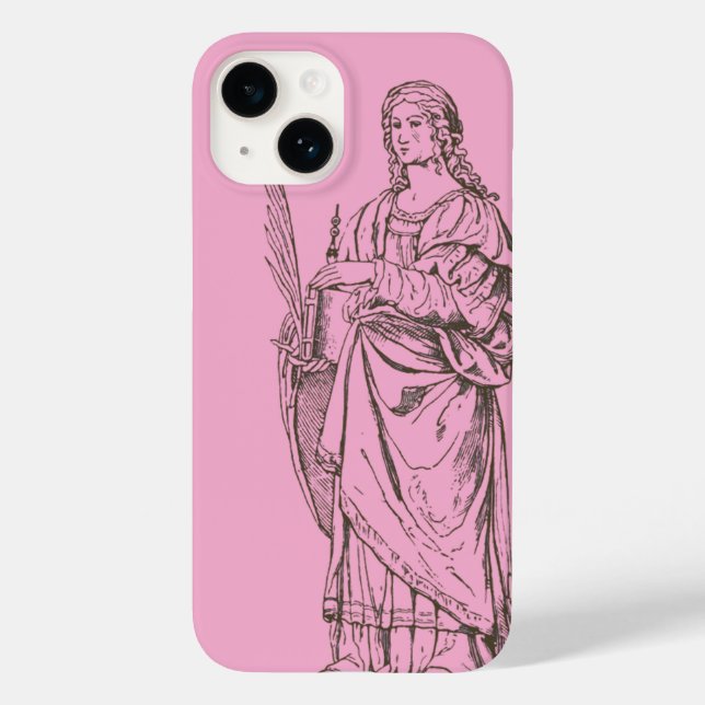 Saint Lucia by Bernardino Luini  Case-Mate iPhone Case (Back)