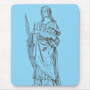 Saint Lucia by Bernardino Luini  Mouse Pad