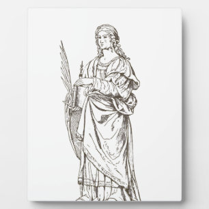 Saint Lucia by Bernardino Luini  Plaque