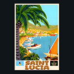Saint Lucia Caribbean West Indies Travel Poster<br><div class="desc">Saint Lucia Caribbean West Indies Travel Poster Roger Broders Repro Art Print 313

vintage art print,  retro gig poster,  gothic horror art,  alternative wall decor,  surrealist poster,  rock concert print,  sci fi alien art,  macabre illustration,  dark aesthetic,  pop culture poster</div>