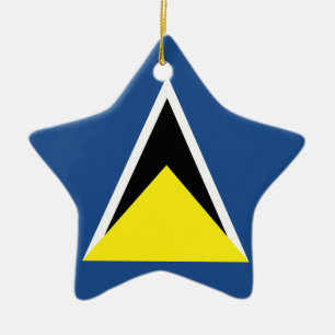 Saint Lucia Ceramic Ornament