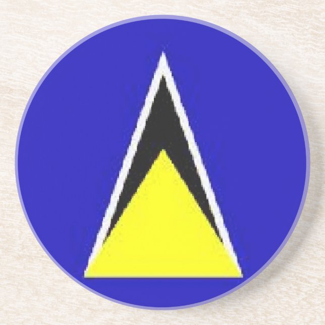 Saint Lucia Coaster (Front)