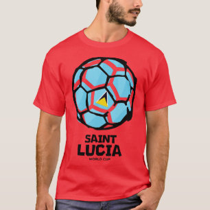 Saint Lucia Country Flag T-Shirt