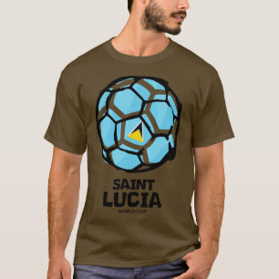 Saint Lucia Country Flag T-Shirt