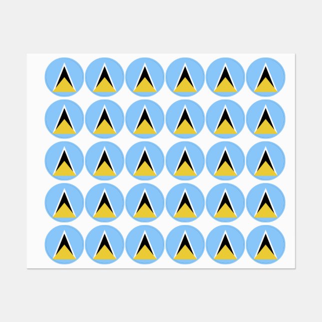 Saint Lucia flag (Sheet)