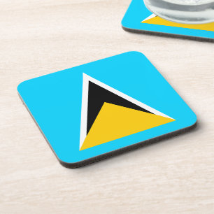 Saint Lucia Flag Coaster