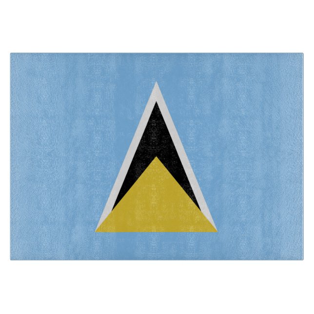 Saint Lucia flag Cutting Board (Front)