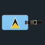 Saint Lucia Flag Luggage Tag<br><div class="desc">Celebrate your pride in being from the beautiful island country of St. Lucia.</div>