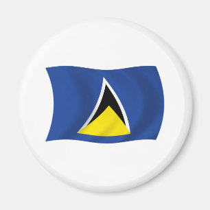 Saint Lucia Flag Magnet