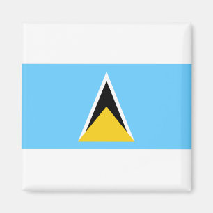 Saint Lucia Flag Magnet
