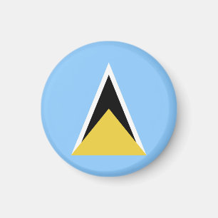 Saint Lucia flag Magnet