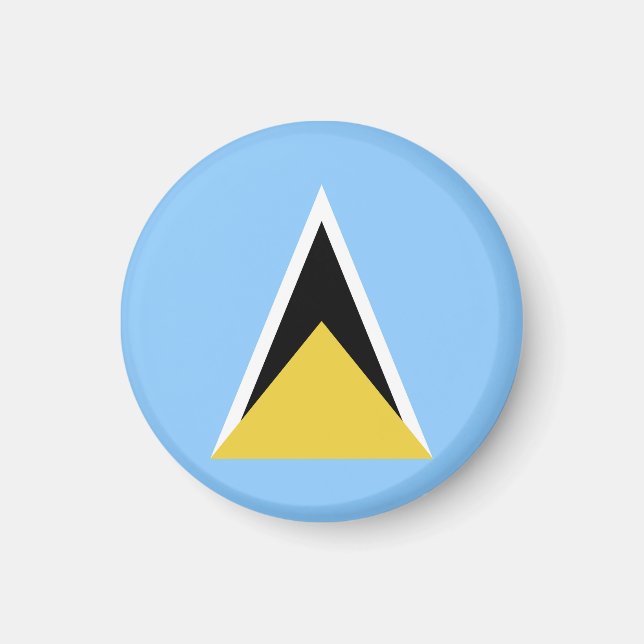 Saint Lucia flag Magnet (Front)