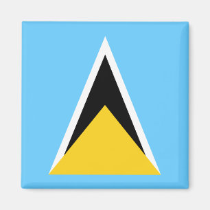 Saint  Lucia Flag Magnet