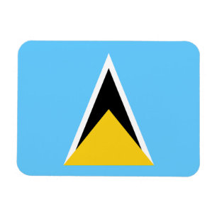 Saint Lucia Flag Magnet