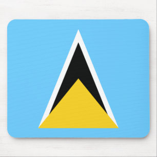 Saint Lucia Flag Mouse Pad