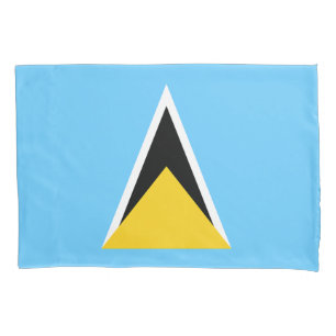 Saint Lucia Flag Pillowcase