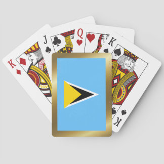 Saint Lucia Flag Playing Cards