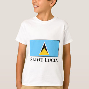 Saint Lucia Flag T-Shirt