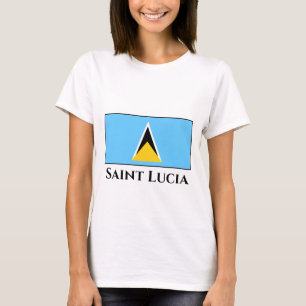 Saint Lucia Flag T-Shirt
