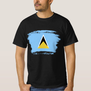 Saint Lucia flag T-Shirt