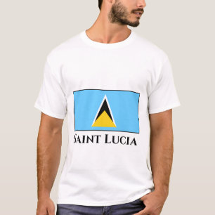 Saint Lucia Flag T-Shirt