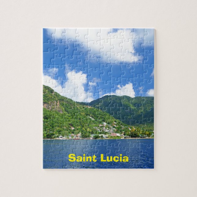 Saint Lucia Jigsaw Puzzle (Vertical)