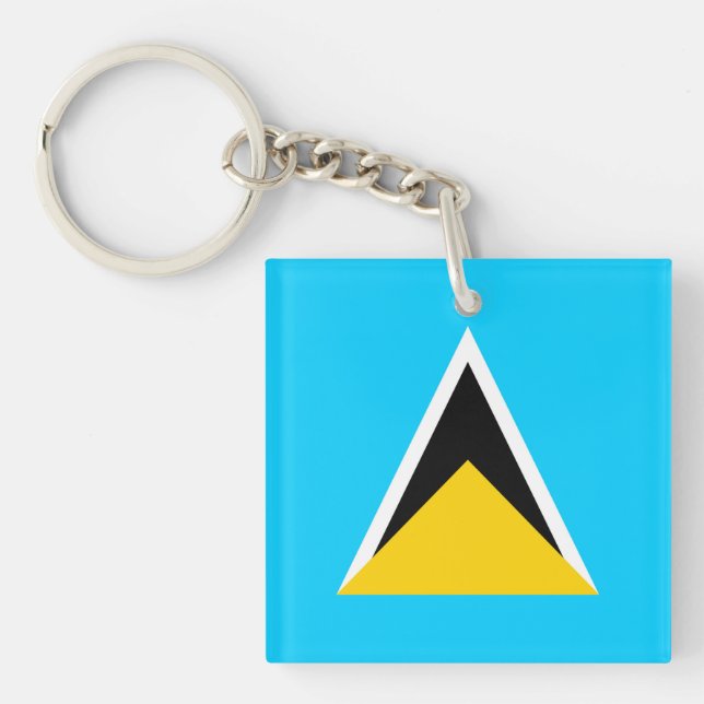 Saint Lucia Keychain (Front)