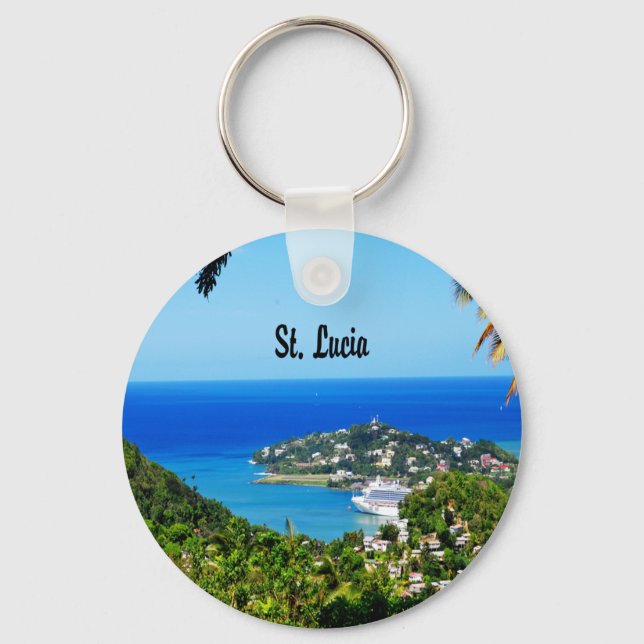 Saint Lucia Keychain (Front)
