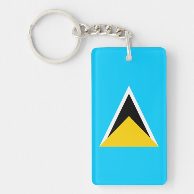 Saint Lucia Keychain (Front)
