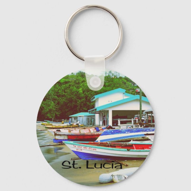Saint Lucia Keychain (Front)