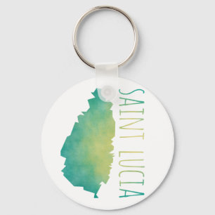 Saint Lucia Keychain