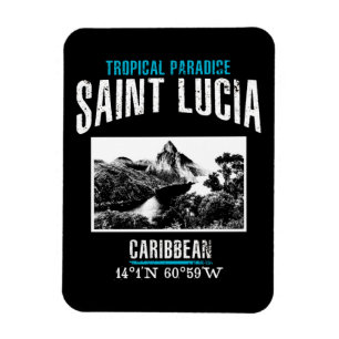 Saint Lucia Magnet