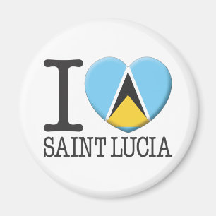 Saint Lucia Magnet