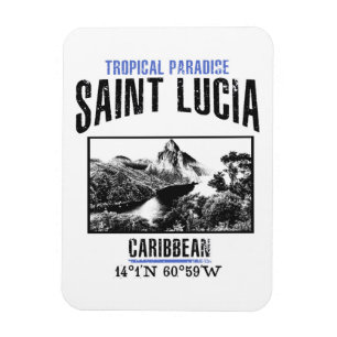 Saint Lucia Magnet