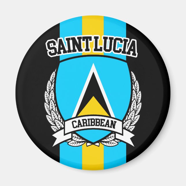 Saint Lucia Magnet (Front)