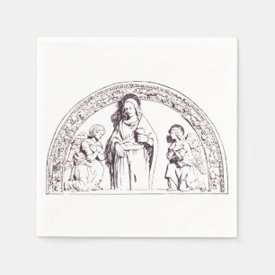 Saint Lucia of Syracuse by Giovanni della Robbia Napkin