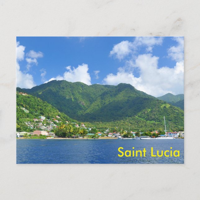 Saint Lucia Postcard (Front)
