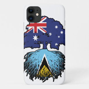 Saint Lucia Saint Lucian Australian Australia Tree iPhone 11 Case